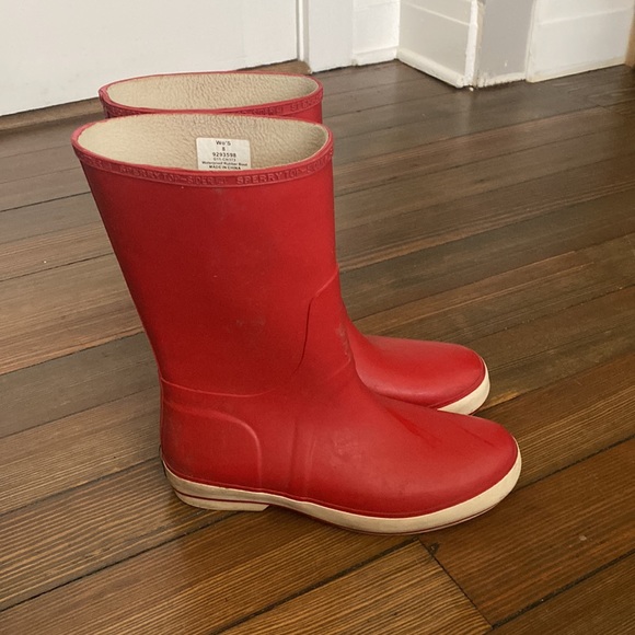Sperry top sider red rainboot - size 8 - Picture 5 of 5